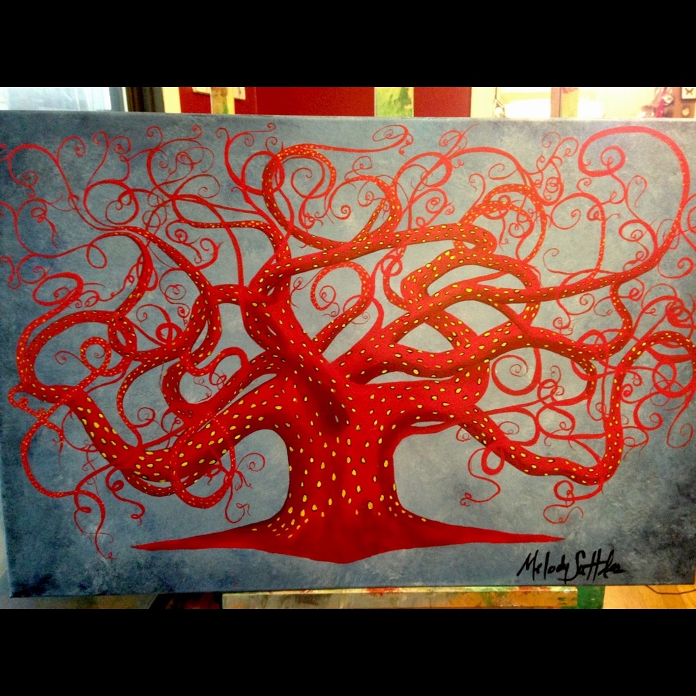 Original acrylic painting.